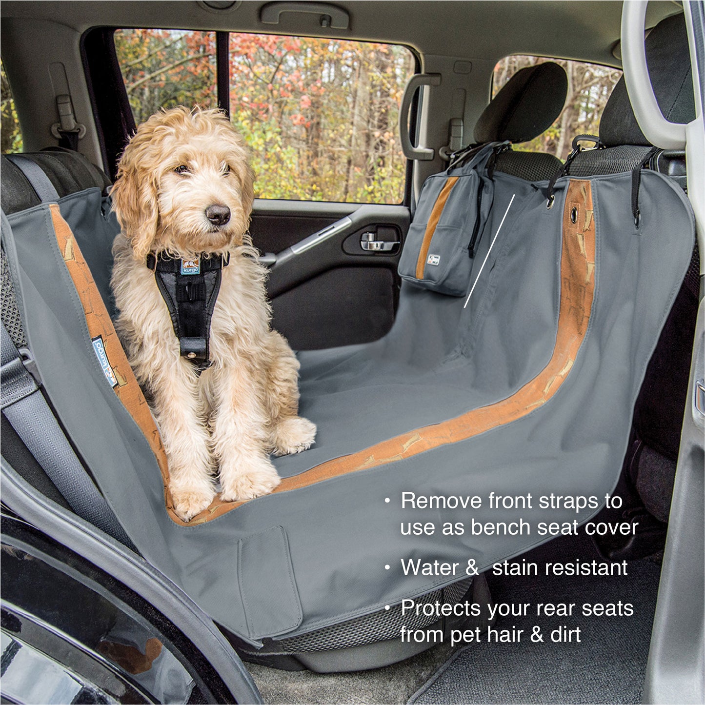 Kurgo Wander Hammock Car Seat Cover