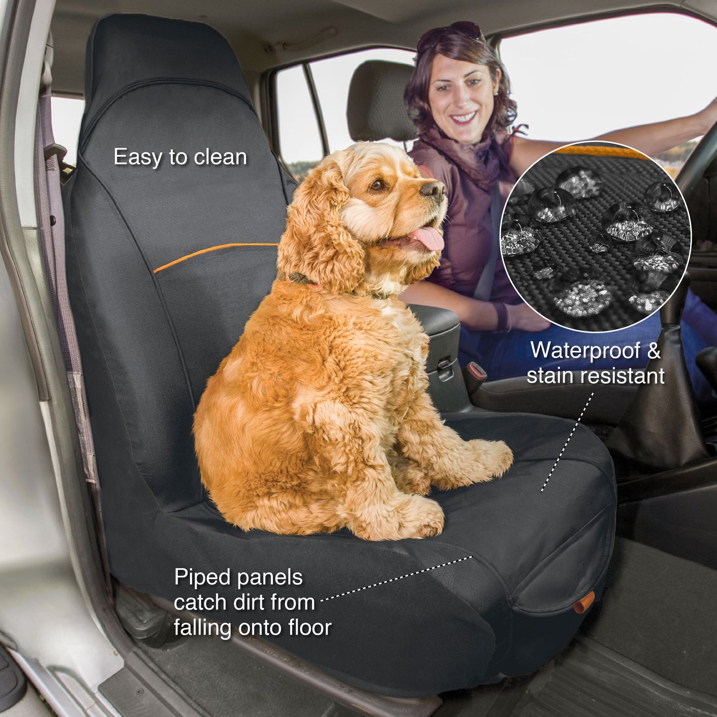 Kurgo Co-Pilot Bucket Seat Cover