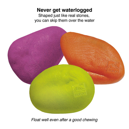 Kurgo Skipping Stones Fetch Toy, Assorted 2 Pack