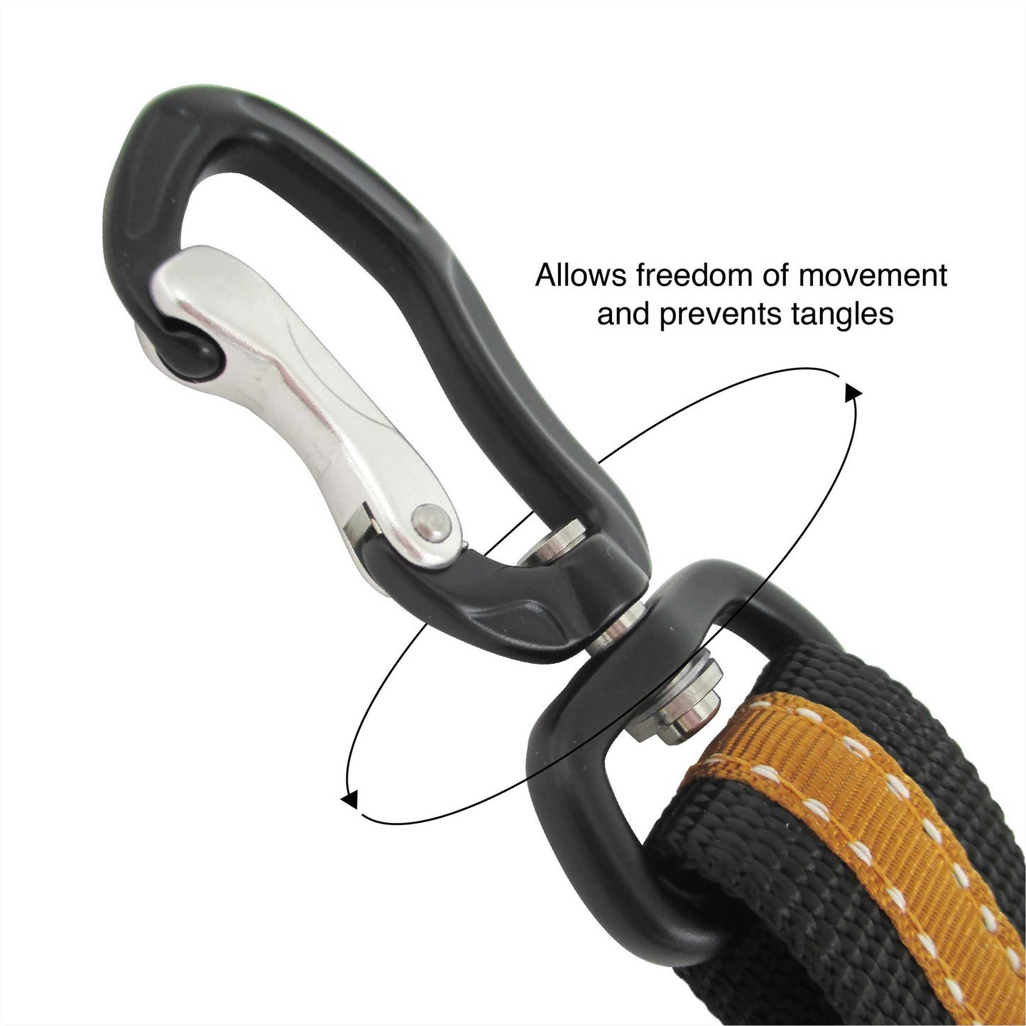 Kurgo Direct to Seatbelt Swivel Tether